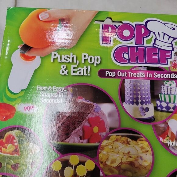 Pop Chef Pop Out Treats 6 Shapes/ 10 Piece Kit NEW - Picture 7 of 8